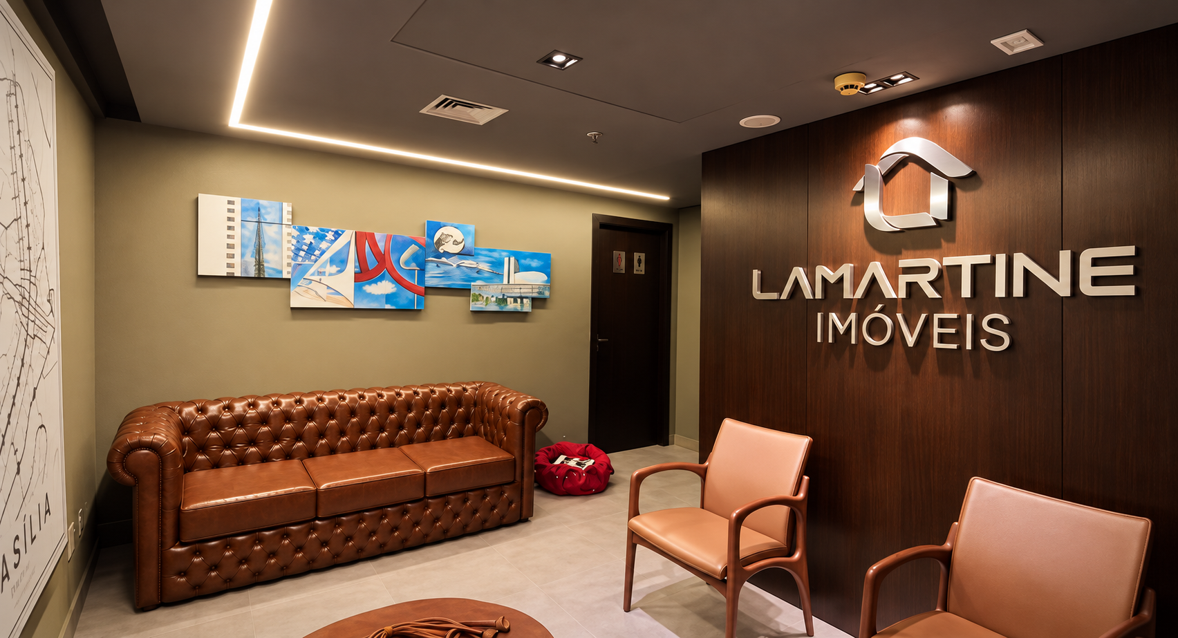 Recepção da Lamartine Imóveis